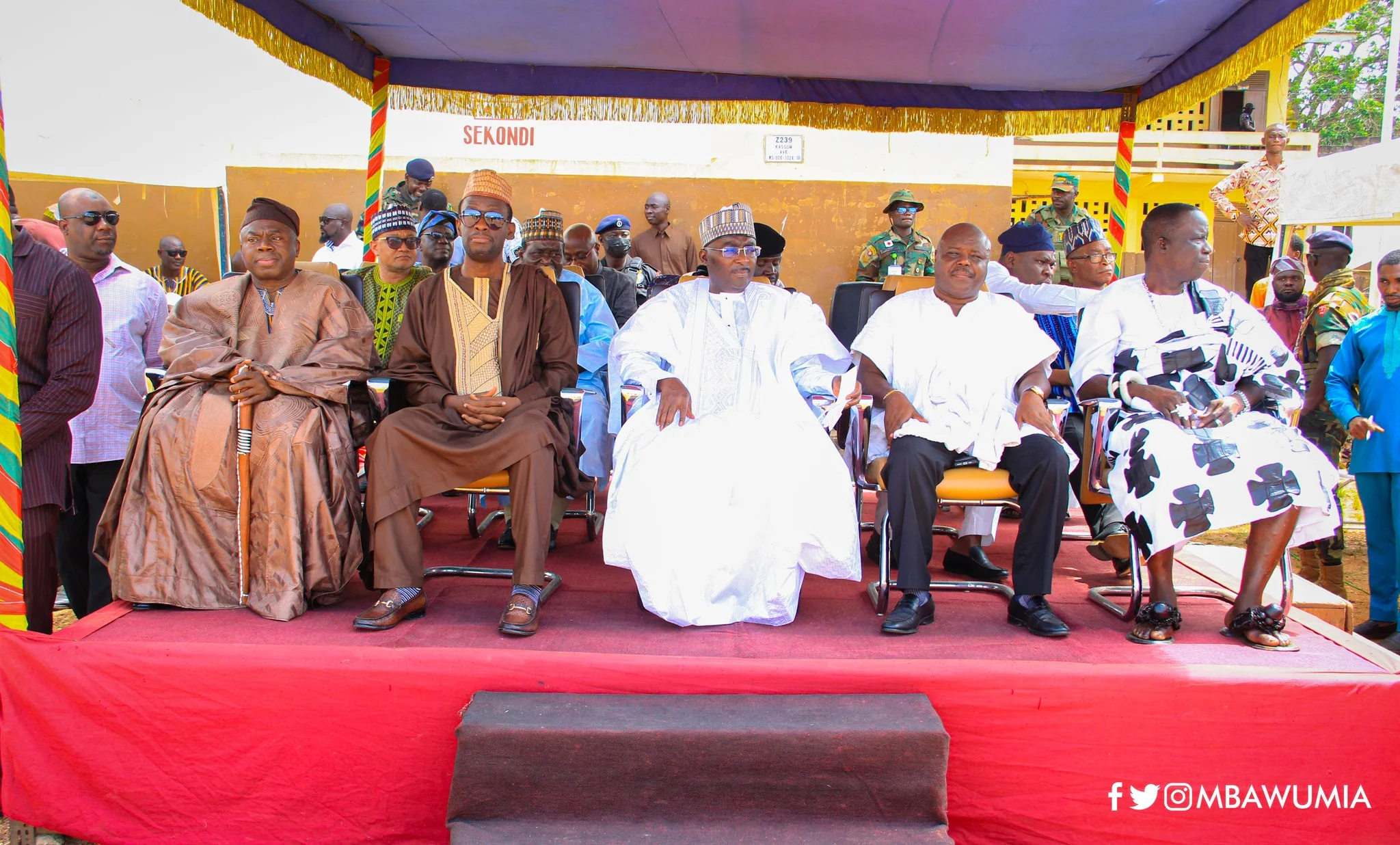 A section of dignataries at the event