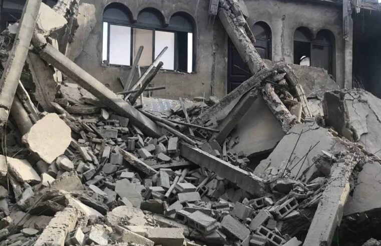 Worshippers run for cover as mosque collapses in Nima