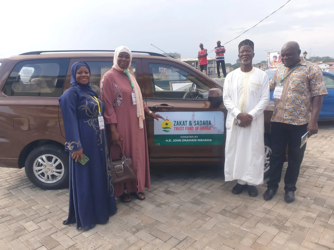 National Muslim Conference: Bawumia and Mahama donate vehicles to two Muslim organisations John mahama vehicle to zakat and sadaqa fund