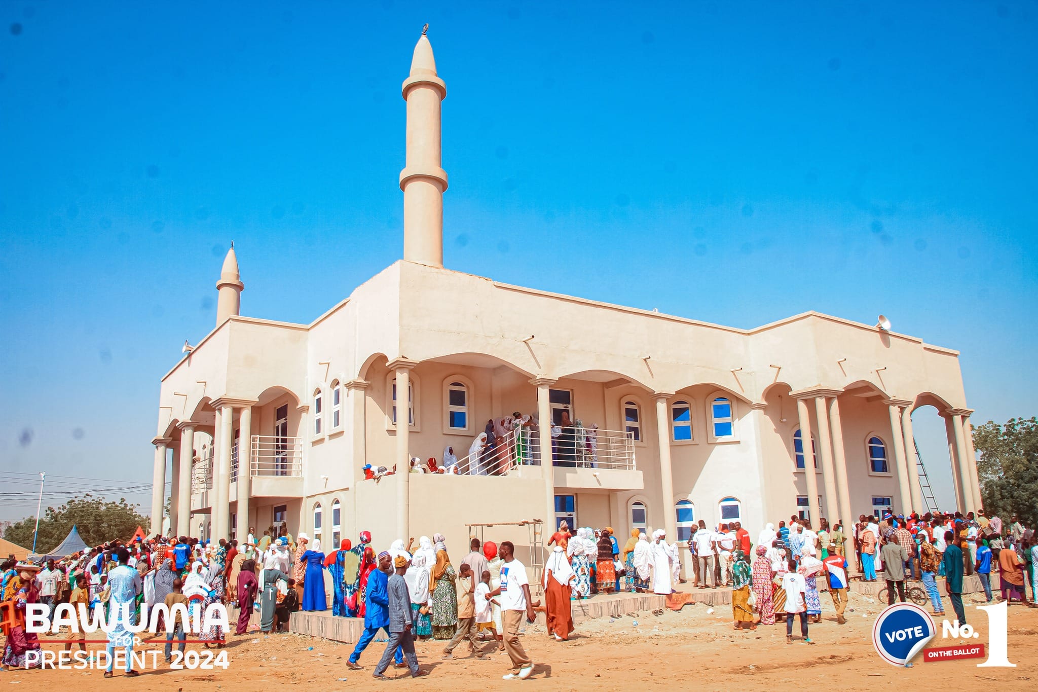 Bawumia commissions Walewale central mosque with Jummah prayers