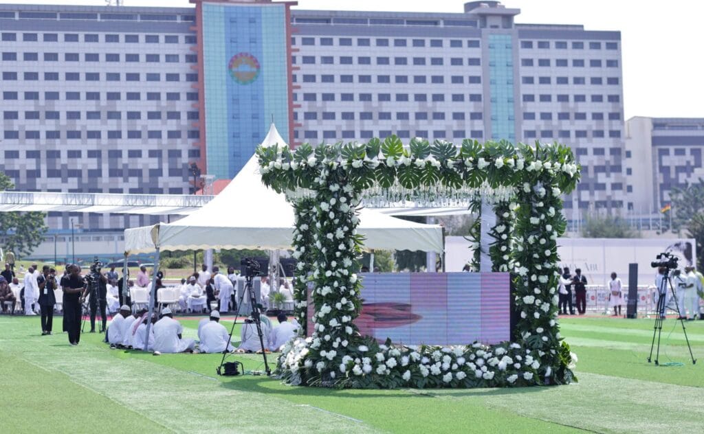 Muslim memorial service