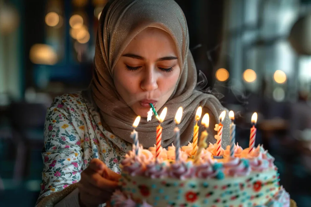 Muslim birthday celebration