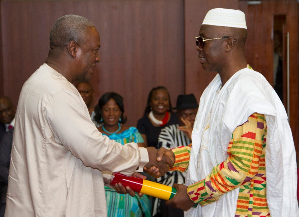 John Mahama and Haruna Attah