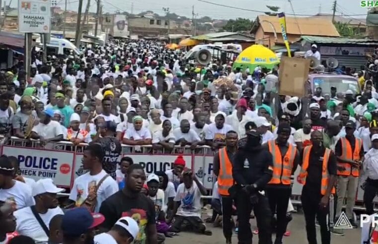 Mawlid 2025: Muslim youth walk Accra streets for fitness