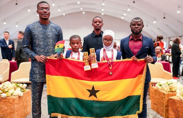 Two Islamic Montessori pupils win trophies for Ghana at second African Shenmo Abacus competition