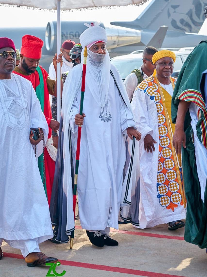 Muhammad Sanusi II makes first official trip to Ghana since reinstatement as Emir of Kano