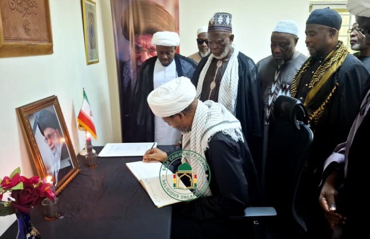 Ghana’s Shia leaders sign book of condolence at Iranian Embassy for late Ayatollah Ali Khamenei