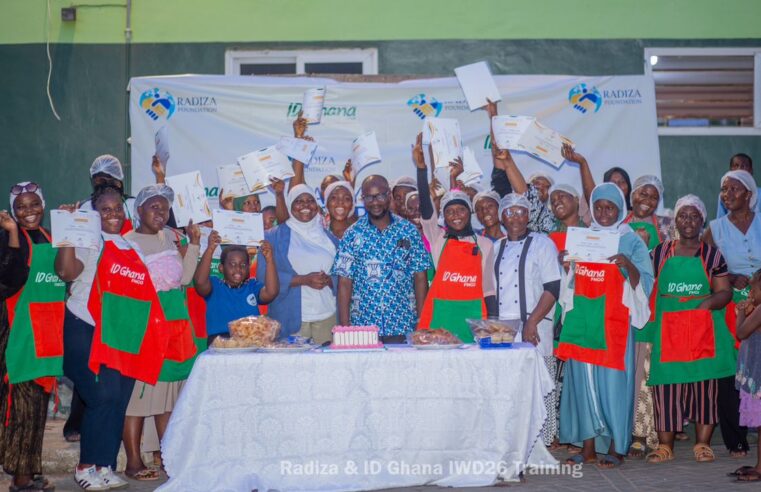 IWD 2026: Radiza Foundation, ID-Ghana, trains 40 women in vocational skills, financial literacy