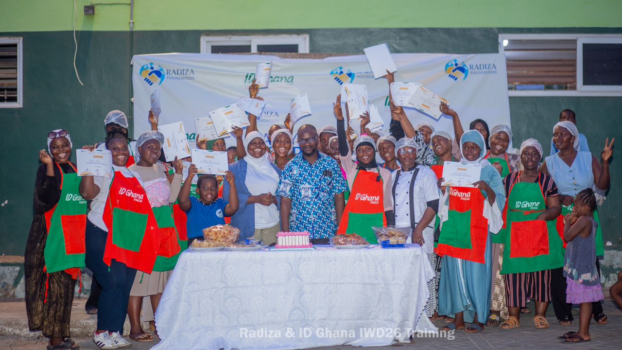 IWD 2026: Radiza Foundation, ID-Ghana, trains 40 women in vocational skills, financial literacy