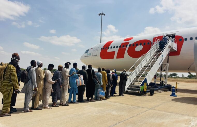Ghana Hajj Pilgrims Airlifting